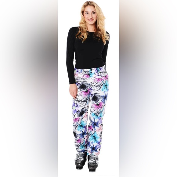 Size 8 OBERMEYER Women's Malta Ski Pant - Picture 3 of 11